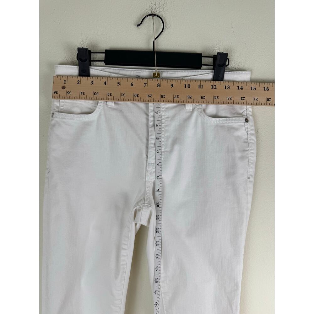 Tommy Bahama Ella Twill High Rise Ankle Jeans White Size 4 - Picture 14 of 16